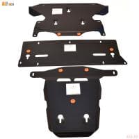 Защита картера и КПП для Audi A8 (2018-2025) 3 части № ALF3046