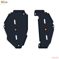 Защита топливного бака для Renault Koleos (2016-2025) № ALF1543