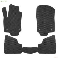 Коврики салона EVA для Opel Astra H (2004-2012) с черной окантовкой 5 шт. № EVA.B.0503701722110k