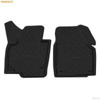 Коврики салона Rezkon передние резиновые для Volkswagen Tiguan (2007-2016) № 1535025100