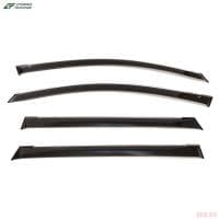 Дефлекторы боковых окон Cobra для Skoda Superb комби (2008-2015) с хромированным молдингом № S22008CR