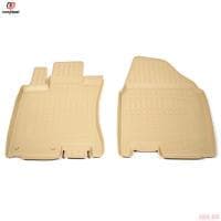 Коврики салона Norplast передние бежевые для Nissan Qashqai (2007-2014) № NPA10-C61-600-B