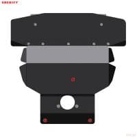 Защита картера для BMW 5-Серия (Е39) (1995-2003) № 03.0285