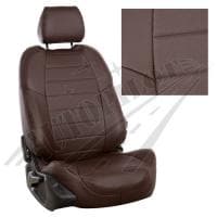 Чехлы на сиденья из экокожи (шоколад) для Mazda CX-7 с 06-13г.