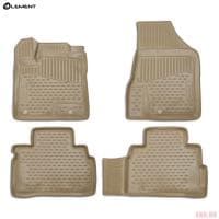 Коврики в салон 3D Element для Nissan Murano (2016-2022) бежевые № ELEMENT3D3661212k