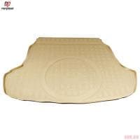 Коврик в багажник Norplast для Hyundai Sonata (2017-2019) (с выступом под запаску) бежевый № NPA00-T31-621-B