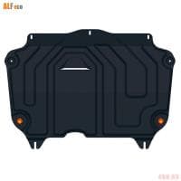 Защита картера и КПП для Chevrolet Spark (2010-2015) на штатный крепеж № ALF0314