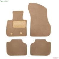 Коврики в салон Klever Premium для BMW X1 (F48) 4WD (2017-2025) бежевые № KLEVER04053922112kh