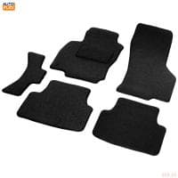 Коврики салона текстильные Lux для Skoda Octavia A8 (2020-2025) кроме авто с акустической системой Kanton, цвет графит № 5510201