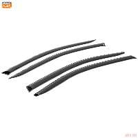 Дефлекторы окон AutoFlex для Skoda Octavia A7 лифтбек (2013-2020) литьевой поликарбонат № 851102