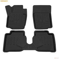 Коврики салона Rezkon резиновые для Volkswagen Polo (2020-2025) № 1035020200