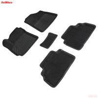 Коврики салона Eva 3D "соты" для Kia Soul (2019-2025) № 96167