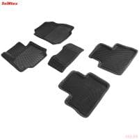 Коврики салона Eva 3D "соты" для Toyota RAV4 (XA50) (2019-2025) МКПП № 95176