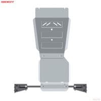 Защита КПП и раздаточной коробки для Mitsubishi Pajero Sport (2016-2025) № 14.3423