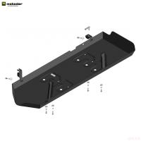 Защита топливного бака для Tank 400 (2023-2025) № 73106