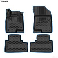 Коврики салона 3D для Haval Jolion (2021-2025) 2WD с синим кантом № KANT.ELEM3DAN0015210k.bl