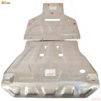 Защита картера, КПП и раздаточной коробки для Audi Q7 (2015-2025) 2 части № ALF3041AL