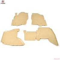 Коврики салона Norplast бежевые для Nissan Pathfinder (2004-2014) № NPL-Po-61-45-B