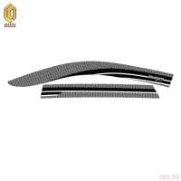 Дефлекторы окон серия "Art" серебро для Volkswagen Touareg (2018-2025) № 2010032713715