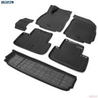 Комплект ковриков салона и багажника для Chevrolet Orlando 7 мест (2011-2015) № K11005004-1