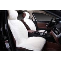 Комплект накидок 2 шт из натурального меха (овчина, короткий ворс, большой размер) № SUD025