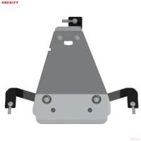 Защита редуктора для Volkswagen Teramont (2018-2025) № 26.3767