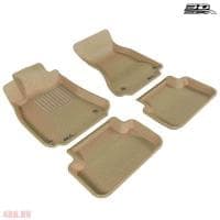 Коврики салона Sotra Liner 3D Lux бежевые для Audi A4 (2008-2015) № ST 74-00314