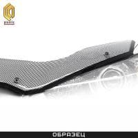 Дефлектор капота шелкография черная для Toyota RAV4 (2013-2015) № 2010010508074