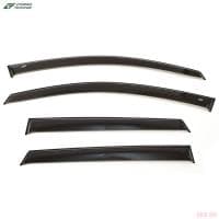 Дефлекторы окон для Nissan Qashqai (2007-2014) широкие № NE11206