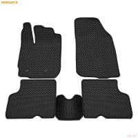 Коврики салона Rezkon EVA резиновые для Renault Duster 4x4 (2015-2020) с черным кантом № 9029005101