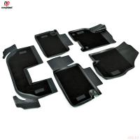 Коврики салона комбинированные 3D для Chery Tiggo 8 Pro Max (2022-2025) (3 ряда) № NPA11-C11-758-СМ