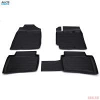 Коврики салона Avtodriver резиновые для Hyundai Solaris седан (2017-2022) № ADRAVG281