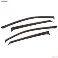 Дефлекторы окон Chromex для Mazda CX-5 (2017-2025) с хромированным молдингом № CHROMEX.63022