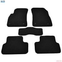 Коврики салона резиновые EVA для Chevrolet Lacetti (2004-2013) соты с черным кантом № EVAS.0094.01