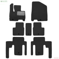 Коврики салона текстильные Premium для Kia Carnival Prestige (2021-2025) 7 шт. № KLEVER0502506922110kh