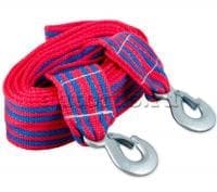 Трос буксировочный ленточный 2 крюка PRO START длина 4,5м, 10 т. артикул ТЛ1002