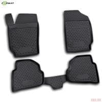 Коврики салона Volkswagen Polo седан (2010-2020) № FORMAT.51.30.210k