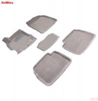Коврики салона 3D текстильные для Mazda 6 (2008-2012) серые № 71726