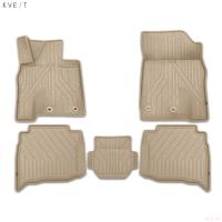 Коврики салона 3D для Lexus LX (2015-2021) 5 шт. бежевые № KZNG3L002Kb2