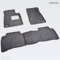 Коврики салона Pradar 3D текстильные серые для Toyota Land Cruiser 200 (2008-2012) № SI 07-00196