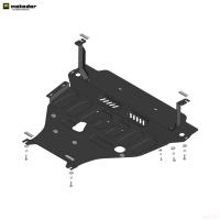 Защита двигателя и КПП для Geely Okavango (2023-2025) № 74208