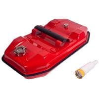 Канистра металлическая 10л 530х295х148мм с заливной гибкой насадкой № BK51701