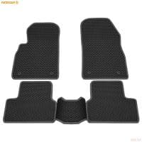 Коврики салона Rezkon EVA резиновые для Opel Astra J (2010-2016) с серым кантом № 9026010102