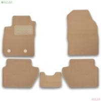 Коврики салона Klever текстильные Premium для Ford EcoSport (2018-2023) бежевые № KVR04.016.081.22112kh