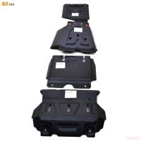 Комплект защиты днища для Toyota Hilux (2005-2015) 4 части № ALF24.90-91-92-93