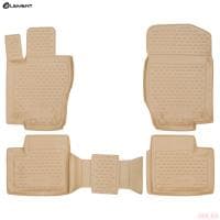 Коврики салона Element для Mercedes M-Class (ML) (W164) (2006-2011) бежевые № NLC.34.23.212k