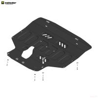 Защита двигателя и КПП для SWM G05 Pro (2023-2025) № 75101