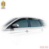 Дефлекторы окон CA Plastic Classic полупрозрачные для Ford Focus 3 универсал (2015-2018) № 2010030311678