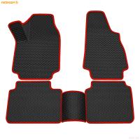 Коврики салона 3D EVA ромб резиновые для Lada (ВАЗ) Niva Legend (2020-2025) с красным кантом № 9239035504