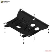 Защита картера и КПП для Hyundai Solaris (2017-2022) № 70912